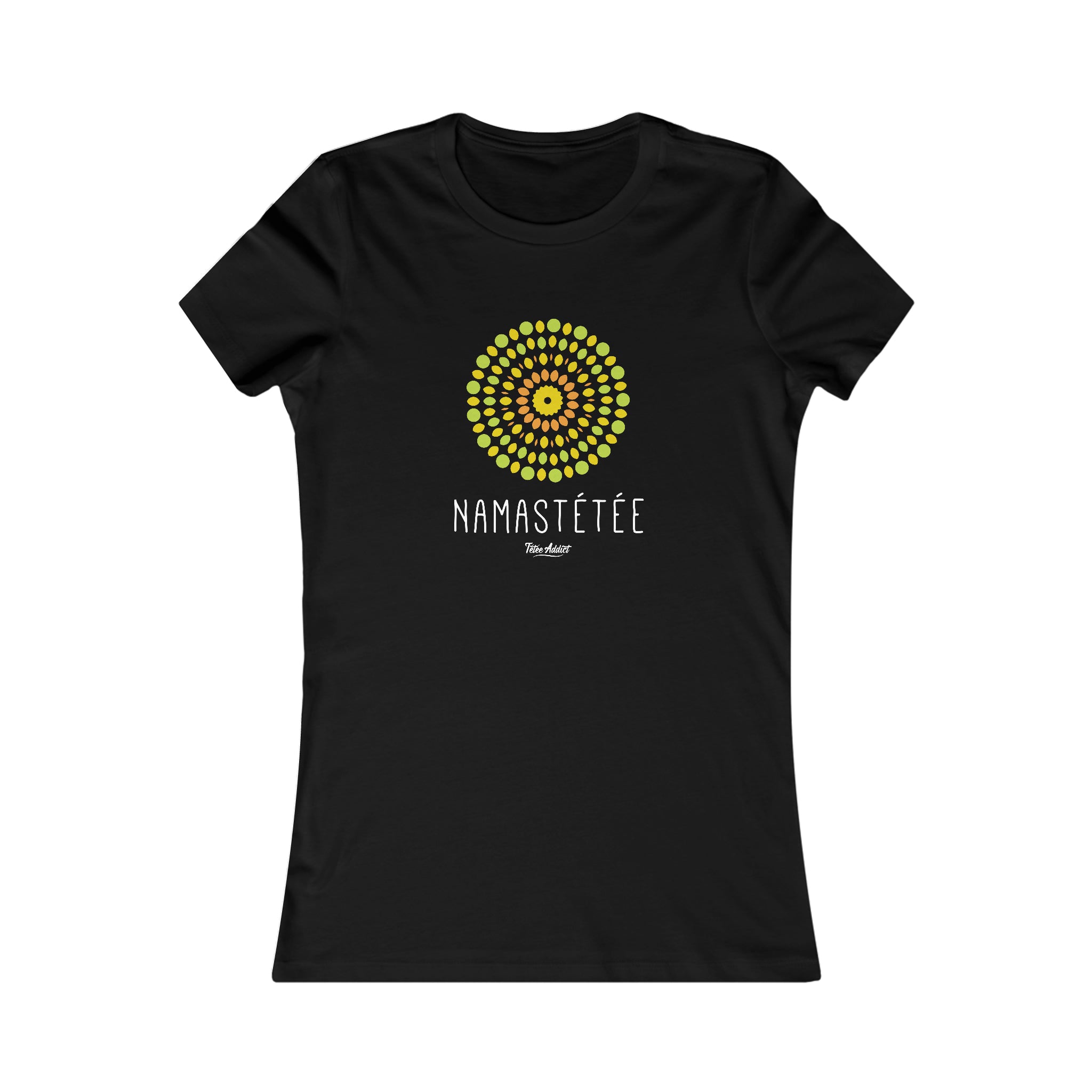Copy of T-shirt Femme Allaitement Humour "Namastétée"