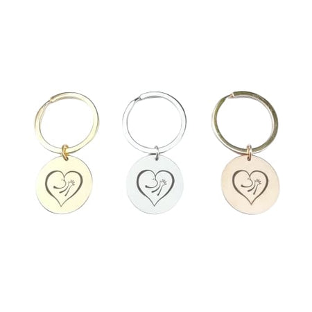 Porte Clés Coeur Allaitement