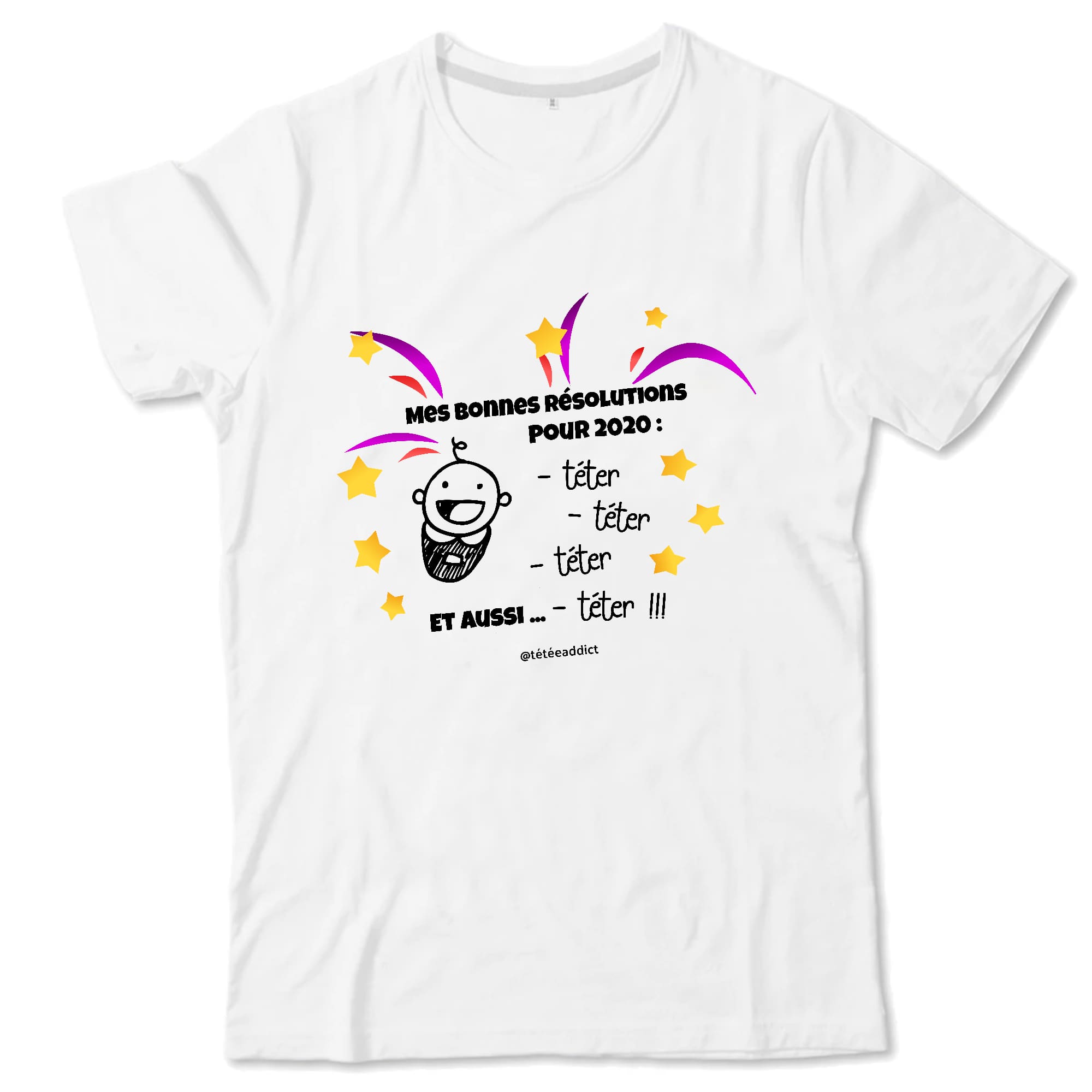 T-shirt Enfant Allaitement - Mes Bonnes Résolutions Téter