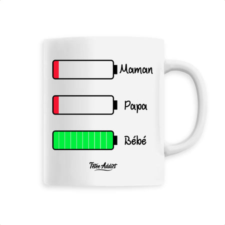 Mug Drôle Parents Fatigués Bébé En Forme