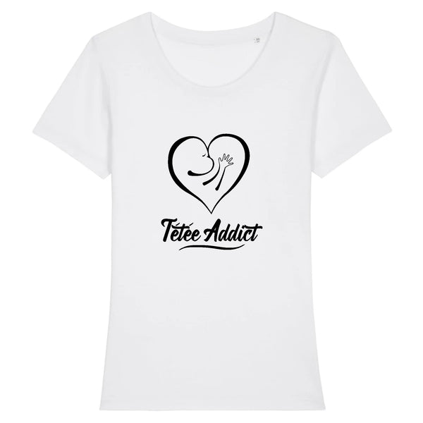 T-Shirt Femme Allaitement - Logo Tétée Addict