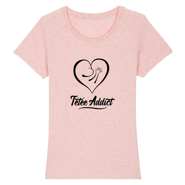 T-Shirt Femme Allaitement - Logo Tétée Addict
