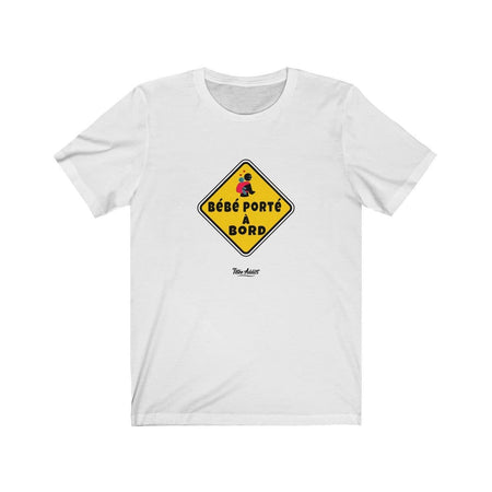T-Shirt de Portage Humour Homme Bébé Porté à Bord