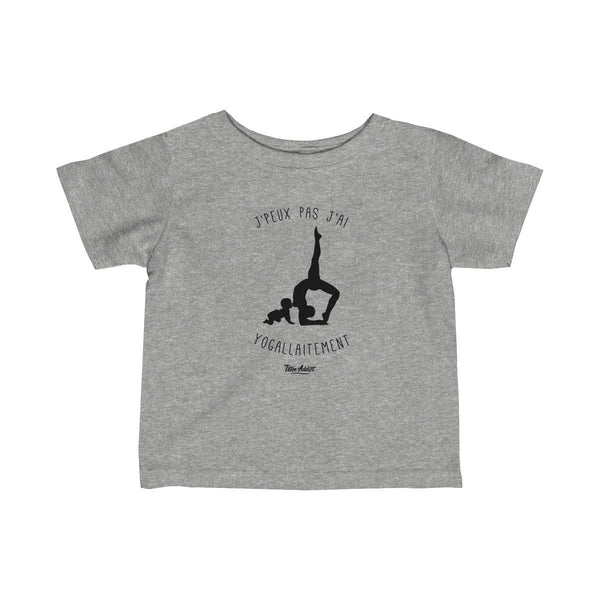 T-shirt Enfant Allaitement Humour JPeux pas jai Yogallaitement