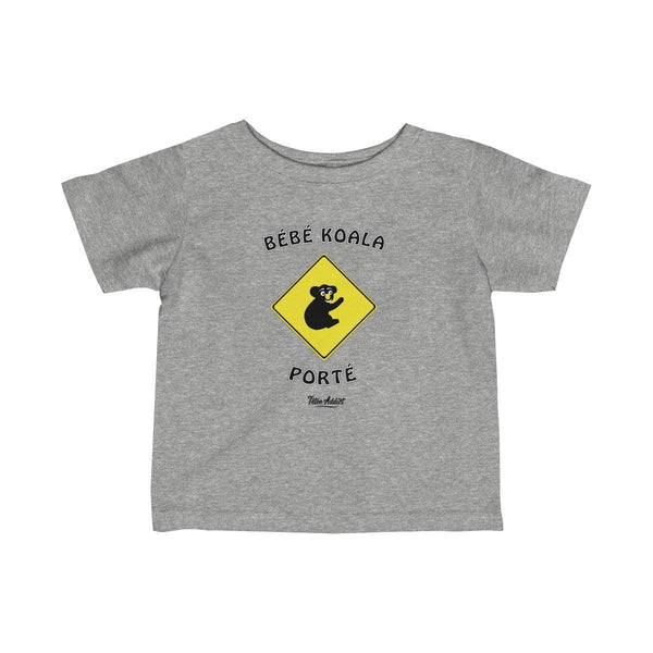 T-shirt Enfant Personnalisé Portage Message Bébé Koala Porté