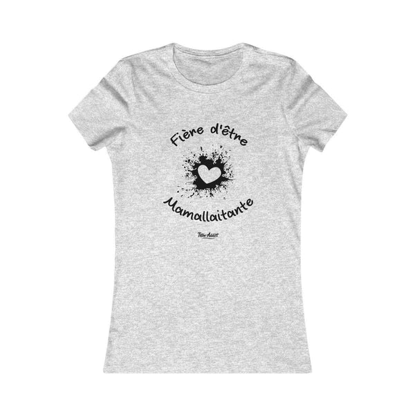 T-shirt Femme Allaitement Fière dêtre Mamallaitante - 100% Coton Bio