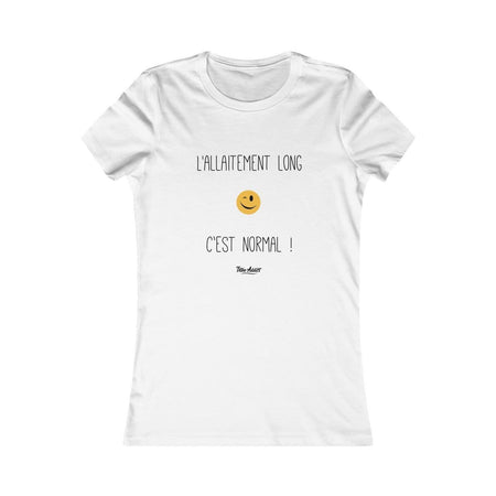T-shirt femme Allaitement Lallaitement long cest normal ! - 100% Coton Bio