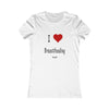 T-shirt Femme Allaitement Message I Love Breastfeeding