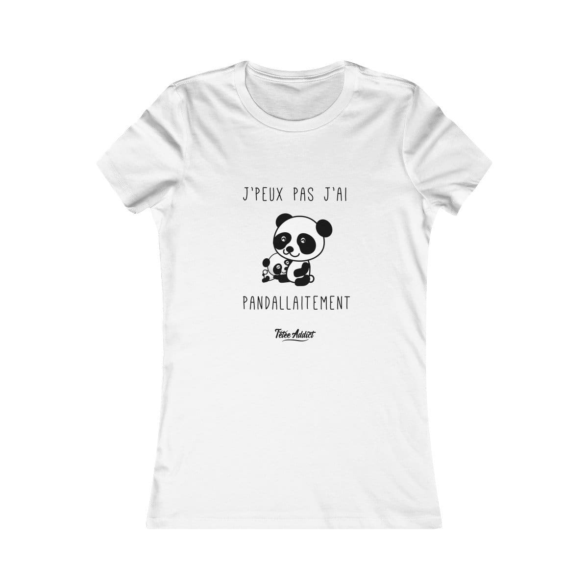 T-shirt Femme Allaitement & Panda Humour Jpeux pas jai Pandallaitement
