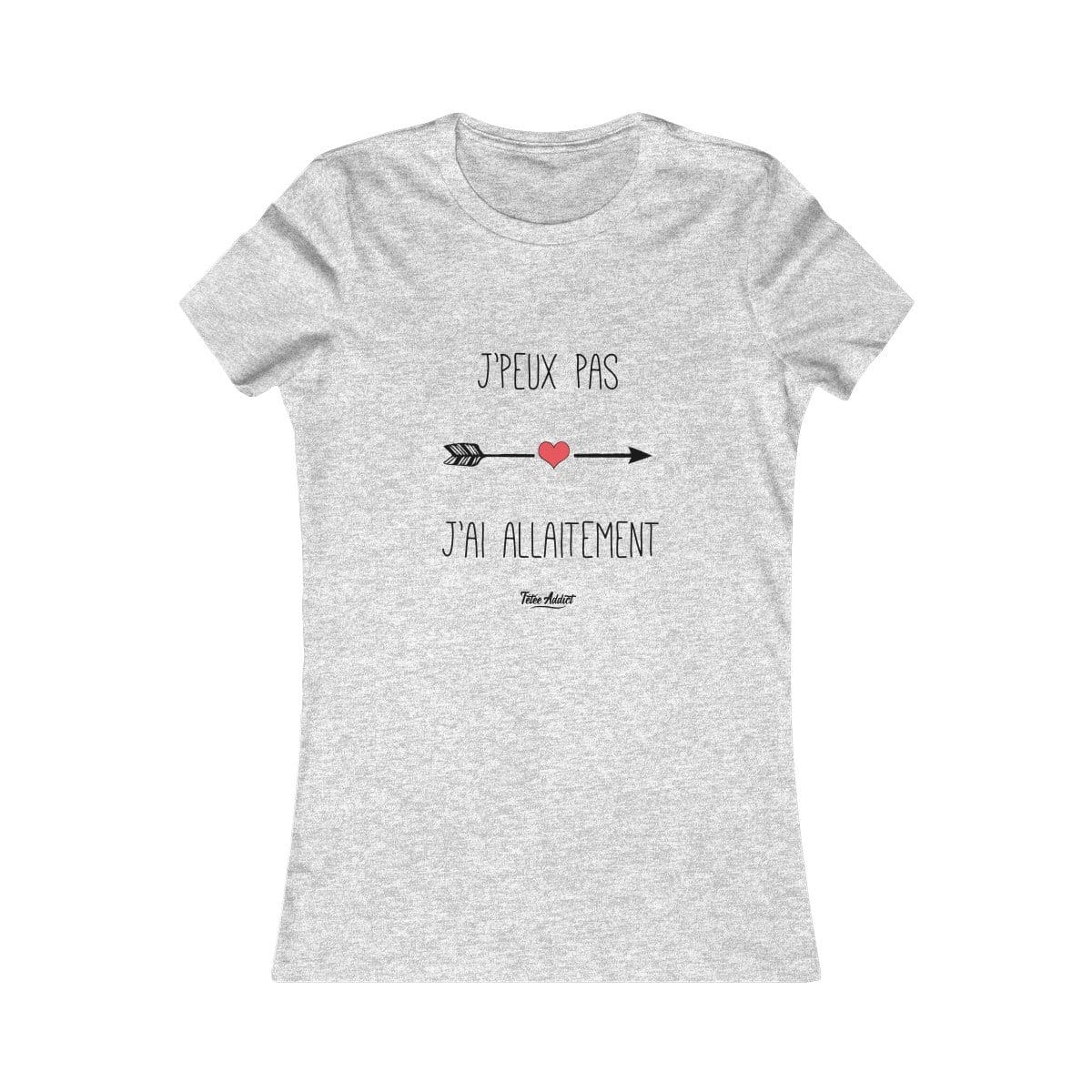 T-shirt Femme Humour Jpeux pas jai allaitement ! - 100% Coton Bio