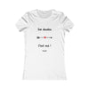 T-shirt Femme Humour Maternage -Son Doudou Cest Moi ! - 100% Coton Bio