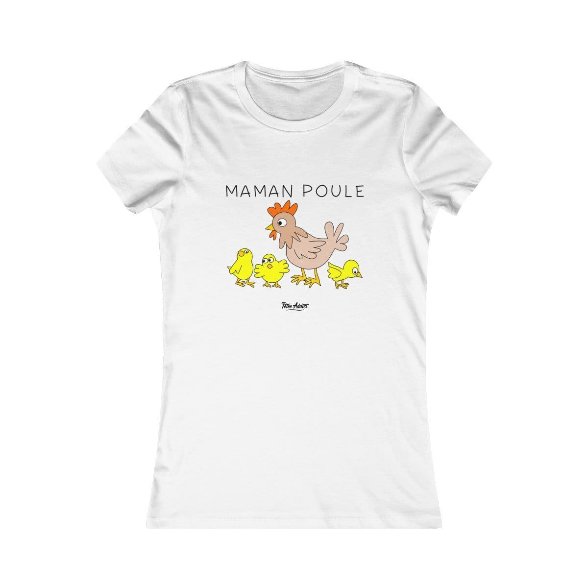 T-shirt Femme Maternage Personnalisé Maman Poule