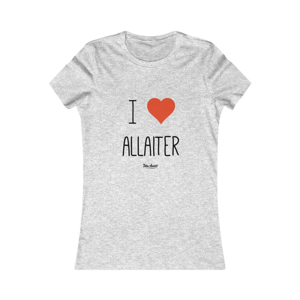 T-shirt femme personnalisé allaitement I love allaiter - 100% Coton Bio