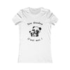 T-shirt femme personnalisé maternage allaitement Son doudou cest moi Panda - 100% Coton Bio