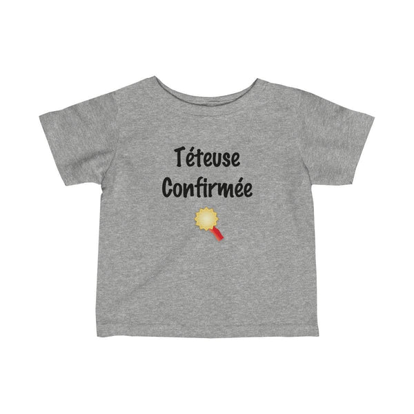 T-shirt Fille Téteuse confirmée 100% coton