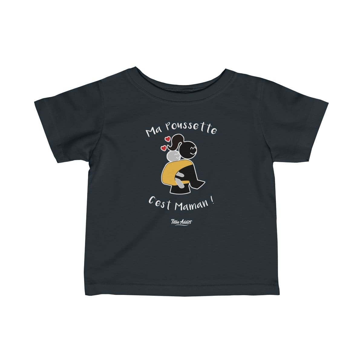 T-shirt Portage Enfant Humour Ma Poussette Cest Maman !