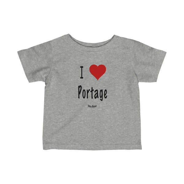 T-shirt Portage Enfant I Love Portage