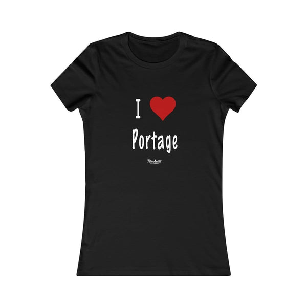 T-shirt Portage Femme Message I Love Portage