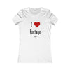T-shirt Portage Femme Message I Love Portage