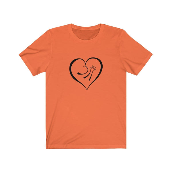 T-Shirt Tétée Addict Logo Coeur Allaitement Homme
