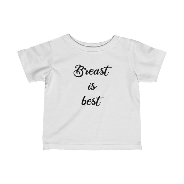 T-shirt unisexe Breast is best 100% coton