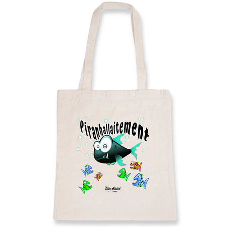 Tote Bag Femme Personnalisé BIO - Piranhallaitement